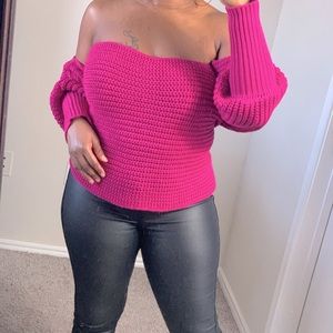 Magenta versatile sweater